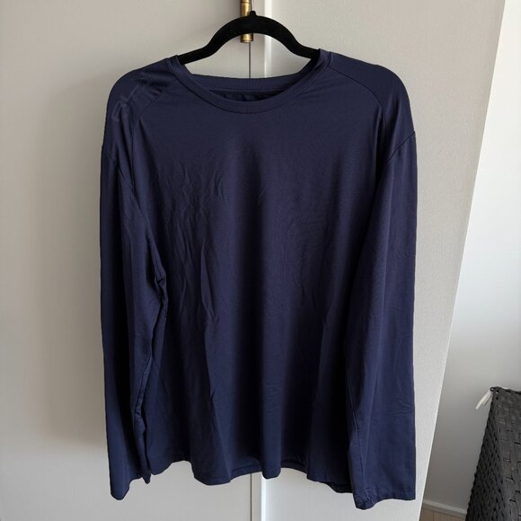 Ralph Lauren RLX Men’s Navy Long Sleeve Athletic Shirt XL - Picture 1 of 6